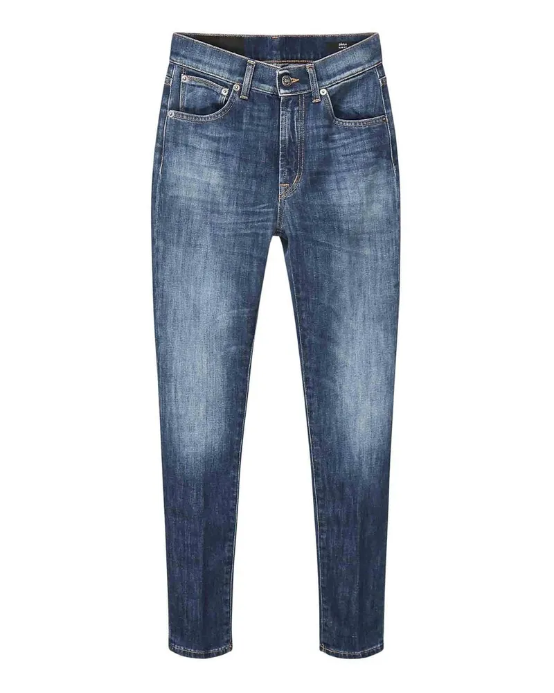 Dondup Straight Leg Jeans - Blau Blau