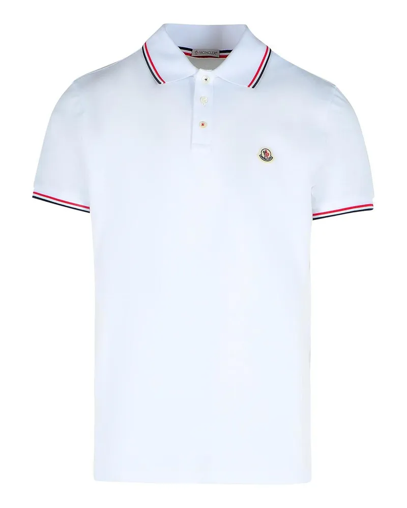 Moncler Poloshirt - Weiß Weiß