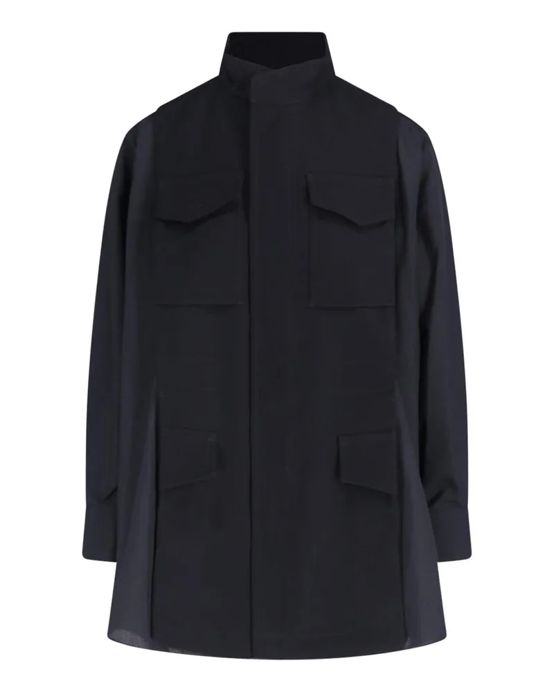 Sacai Hemd - Schwarz Schwarz