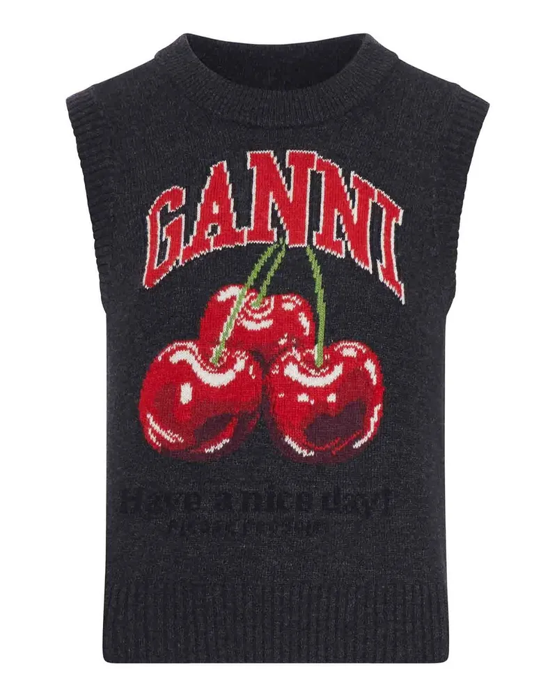 Ganni Weste - Grau Grau