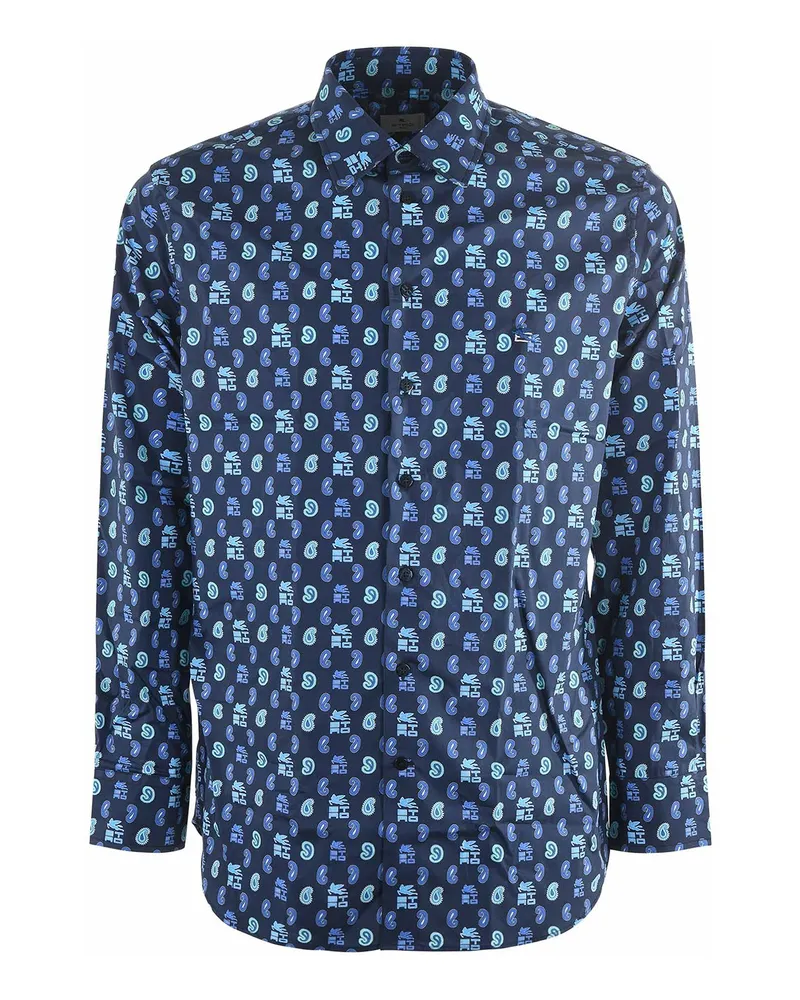 Etro Hemd - Blau Blau