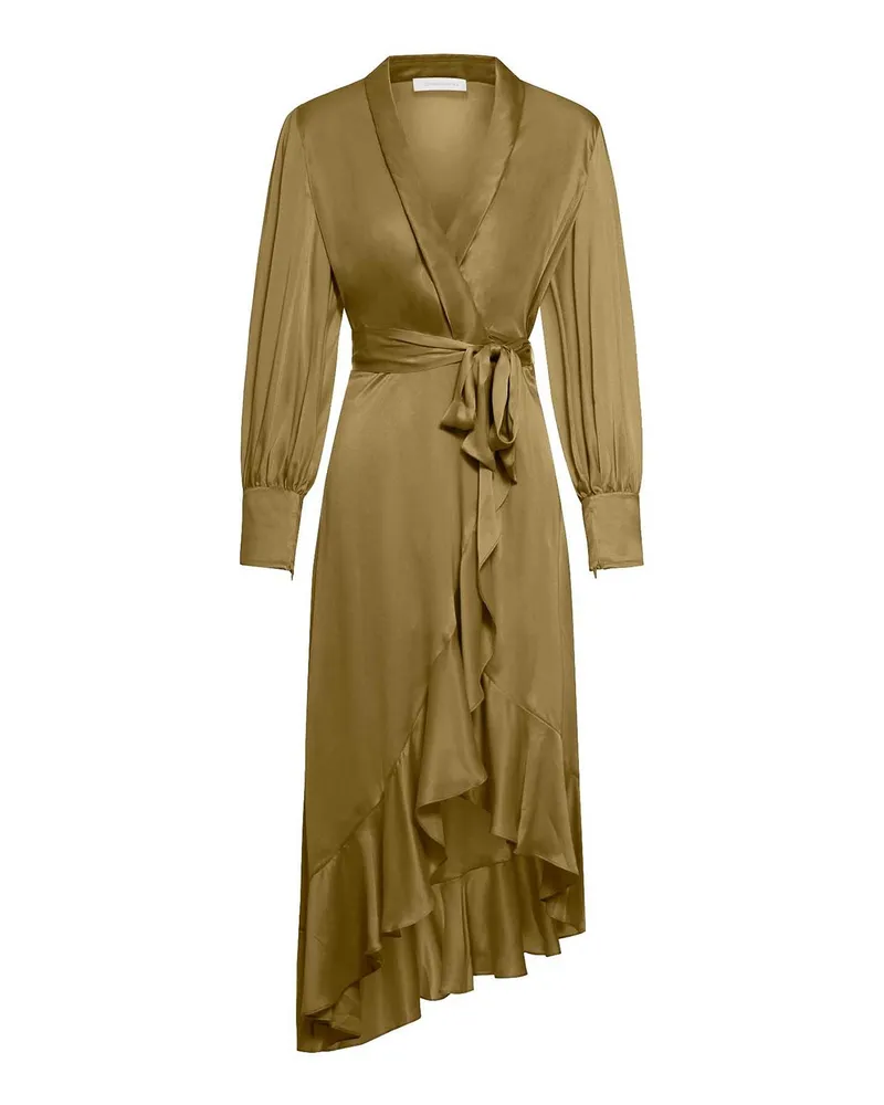 Zimmermann Knielanges Kleid - Grün Grün