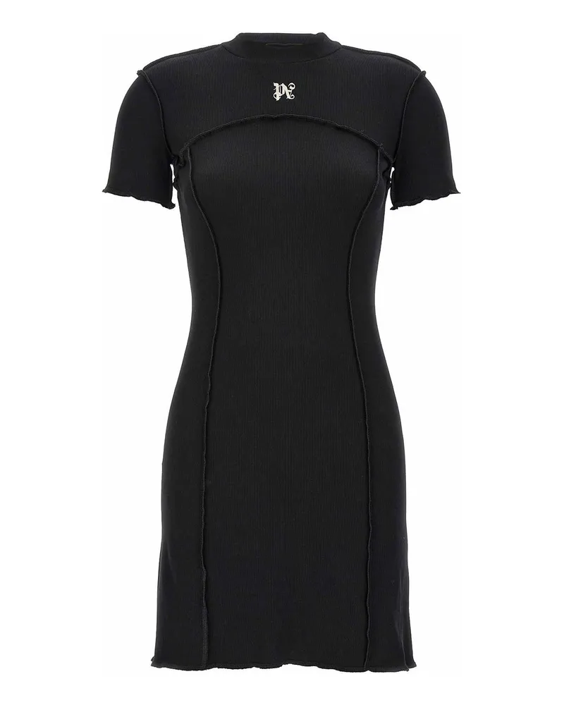 Palm Angels Knielanges Kleid - Schwarz Schwarz