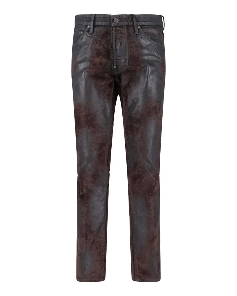 Dsquared2 Straight Leg Jeans - Braun Braun