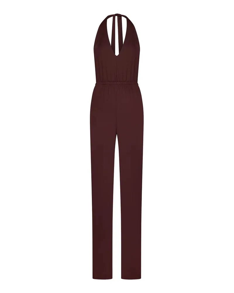 FISICO-Cristina Ferrari Jumpsuit - Dunkelbraun Dunkelbraun