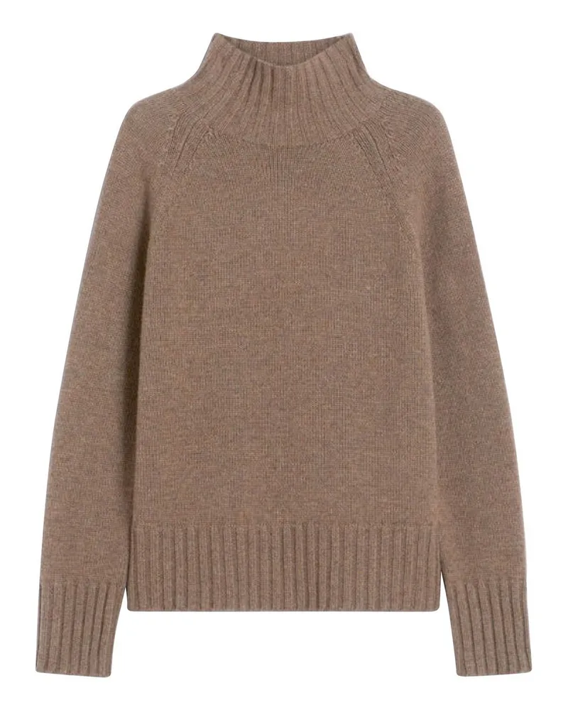 Max Mara U-Boot-Pullover - Hellbraun Hellbraun