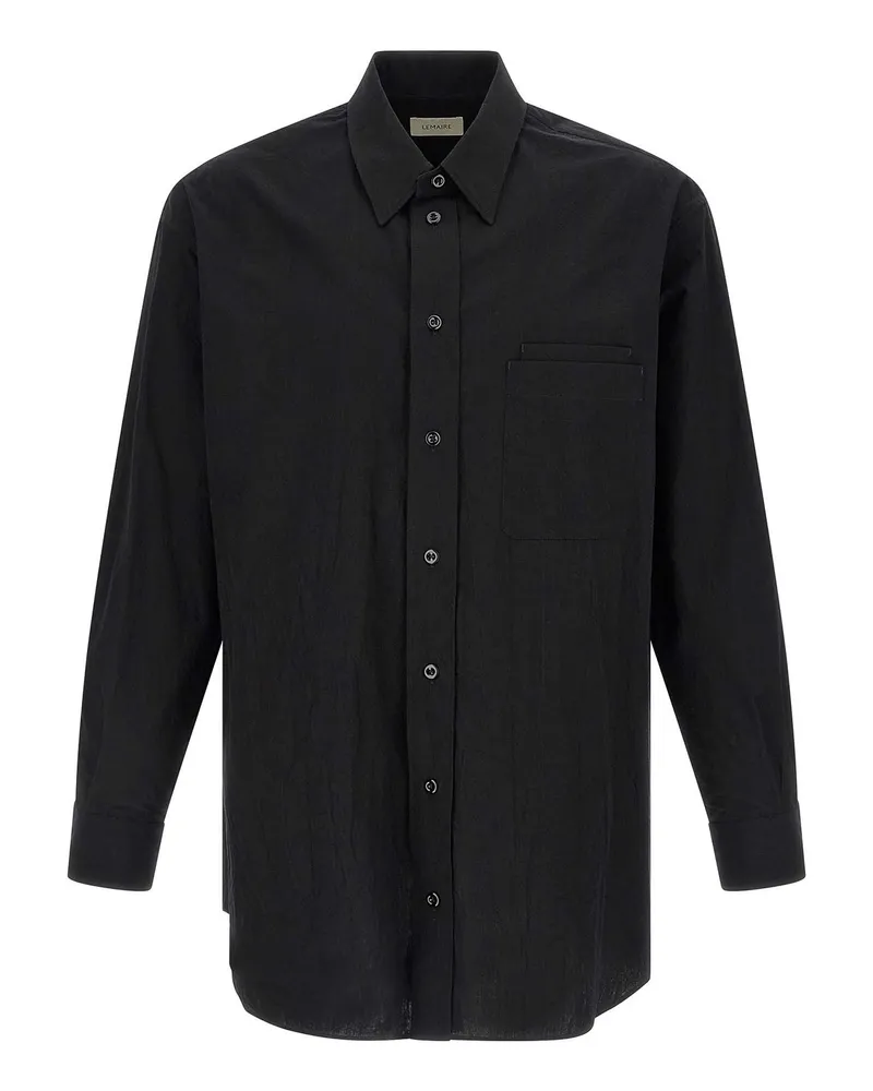 Christophe Lemaire Hemd - Schwarz Schwarz
