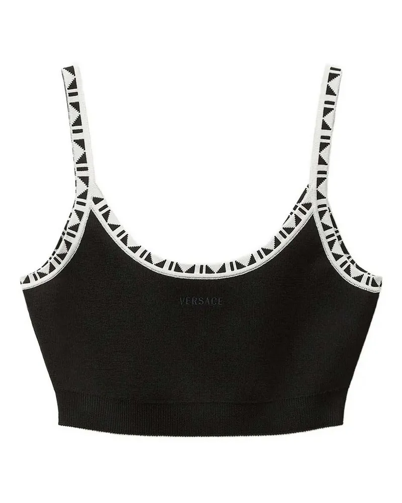 Versace Top - Schwarz Schwarz