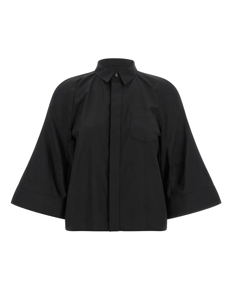 Sacai Hemd - Schwarz Schwarz
