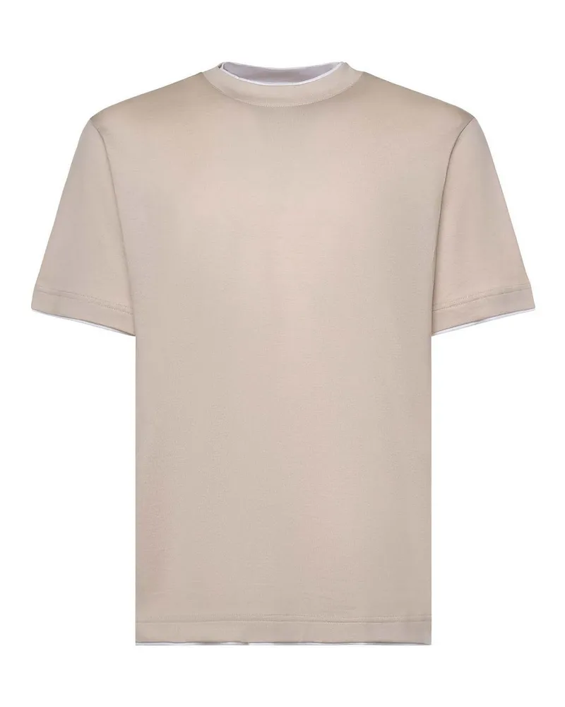 Eleventy T-Shirt - Taupe Taupe