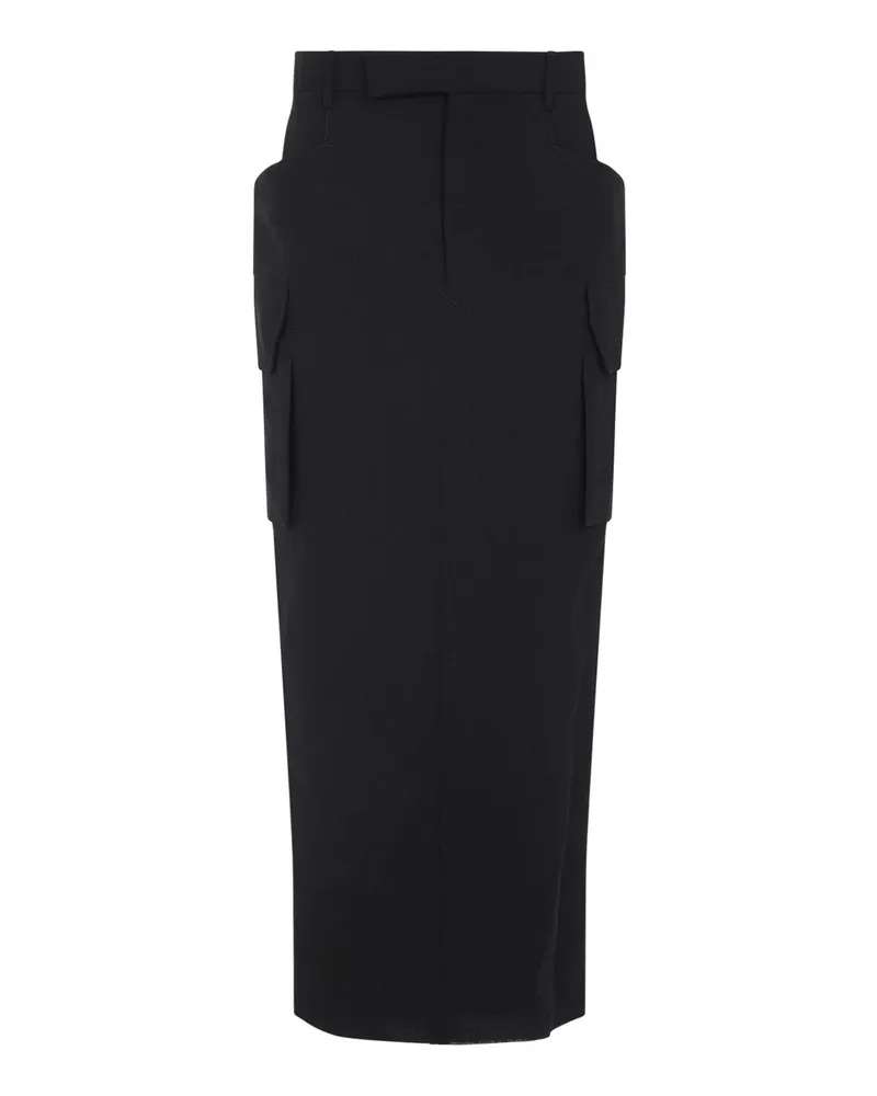 Rick Owens Midirock - Schwarz Schwarz