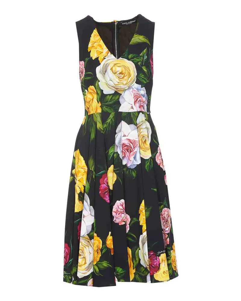 Dolce & Gabbana Knielanges Kleid - Bunt Bunt