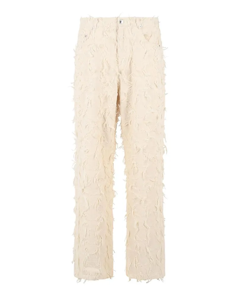 Séfr Straight Leg Jeans - Weiß Weiß