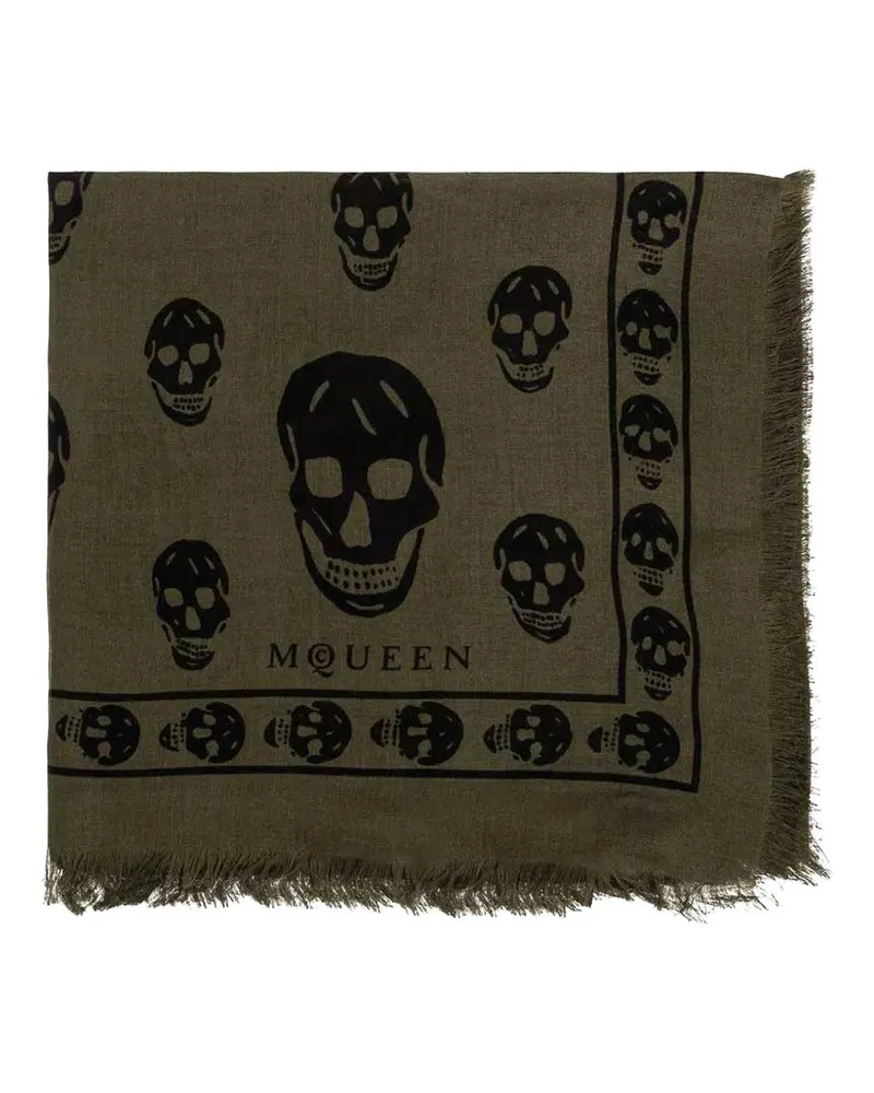 Alexander McQueen Schal - Grün Grün