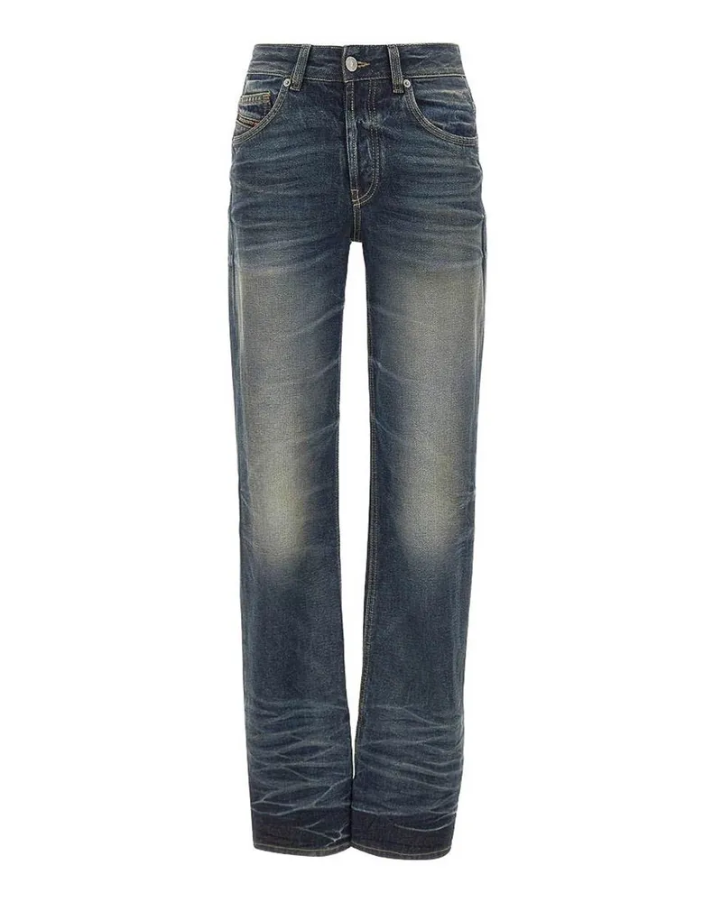 Diesel Straight Leg Jeans - Blau Blau