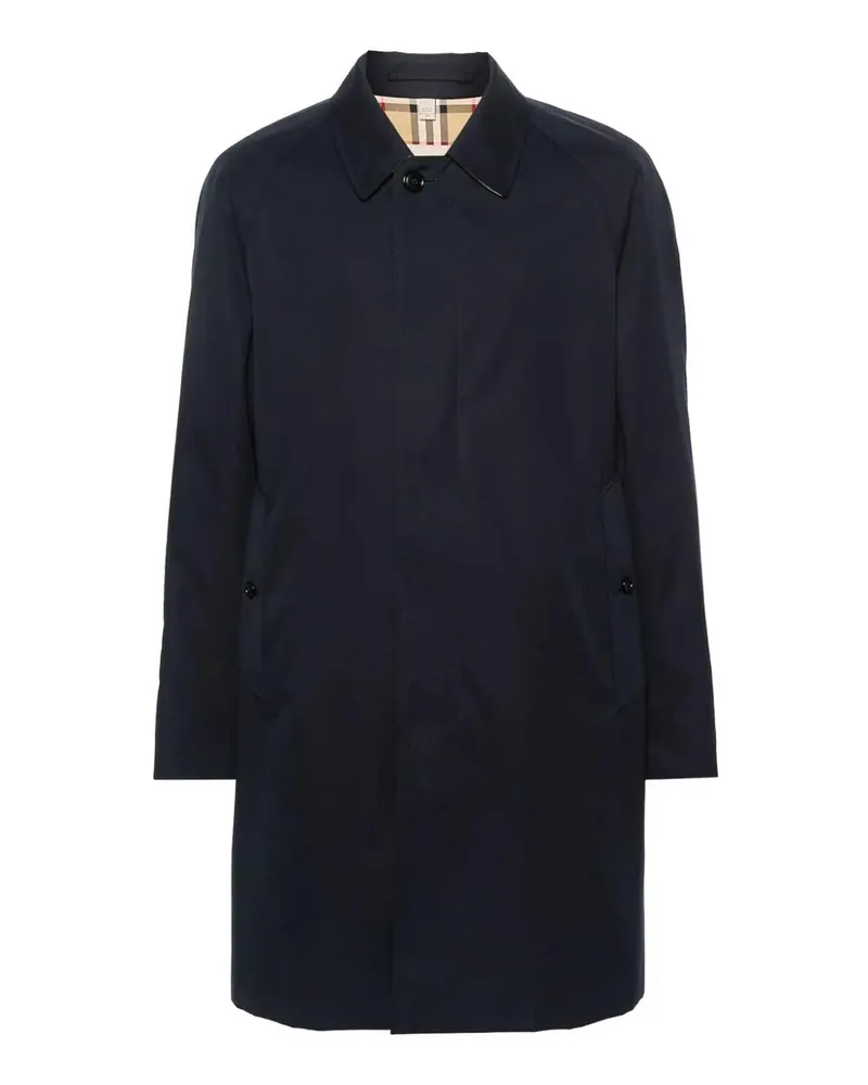 Burberry Kurzer Mantel - Blau Blau