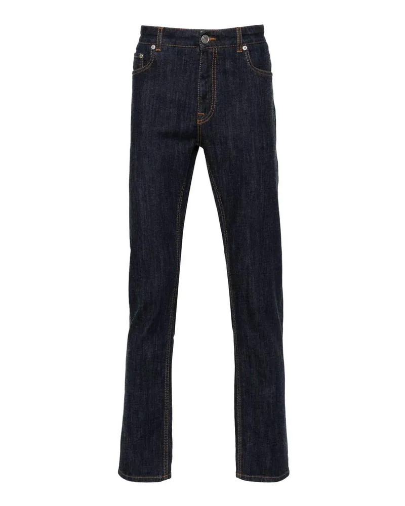 Etro Straight Leg Jeans - Blau Blau