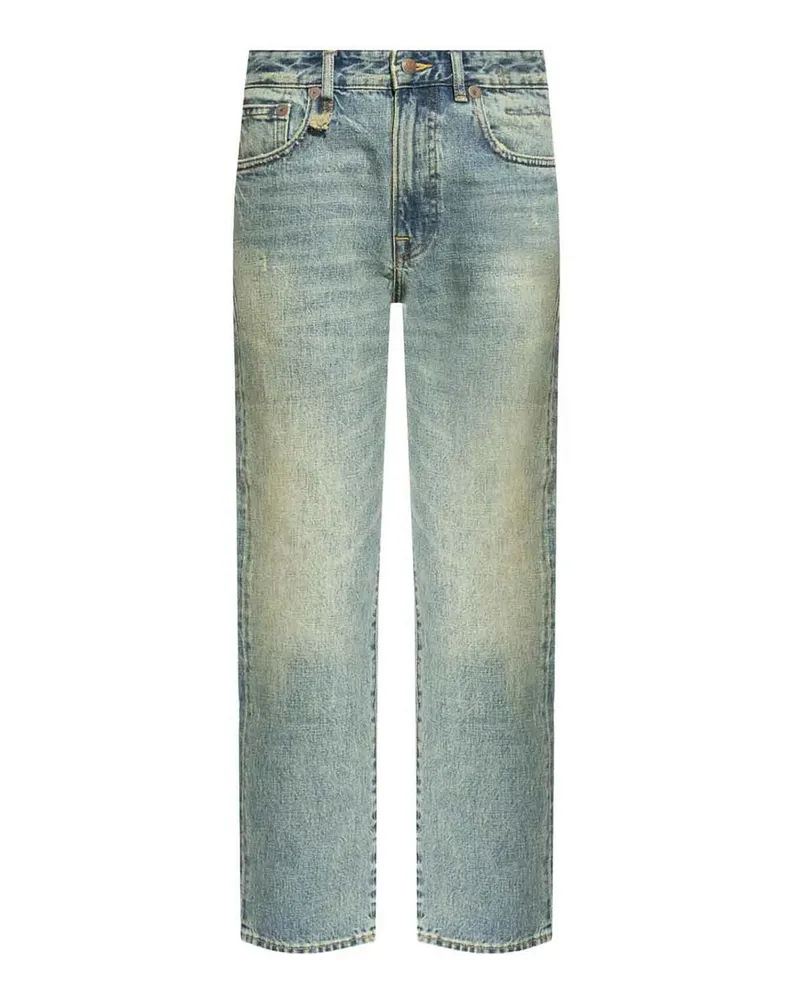 R13 Straight Leg Jeans - Blau Blau