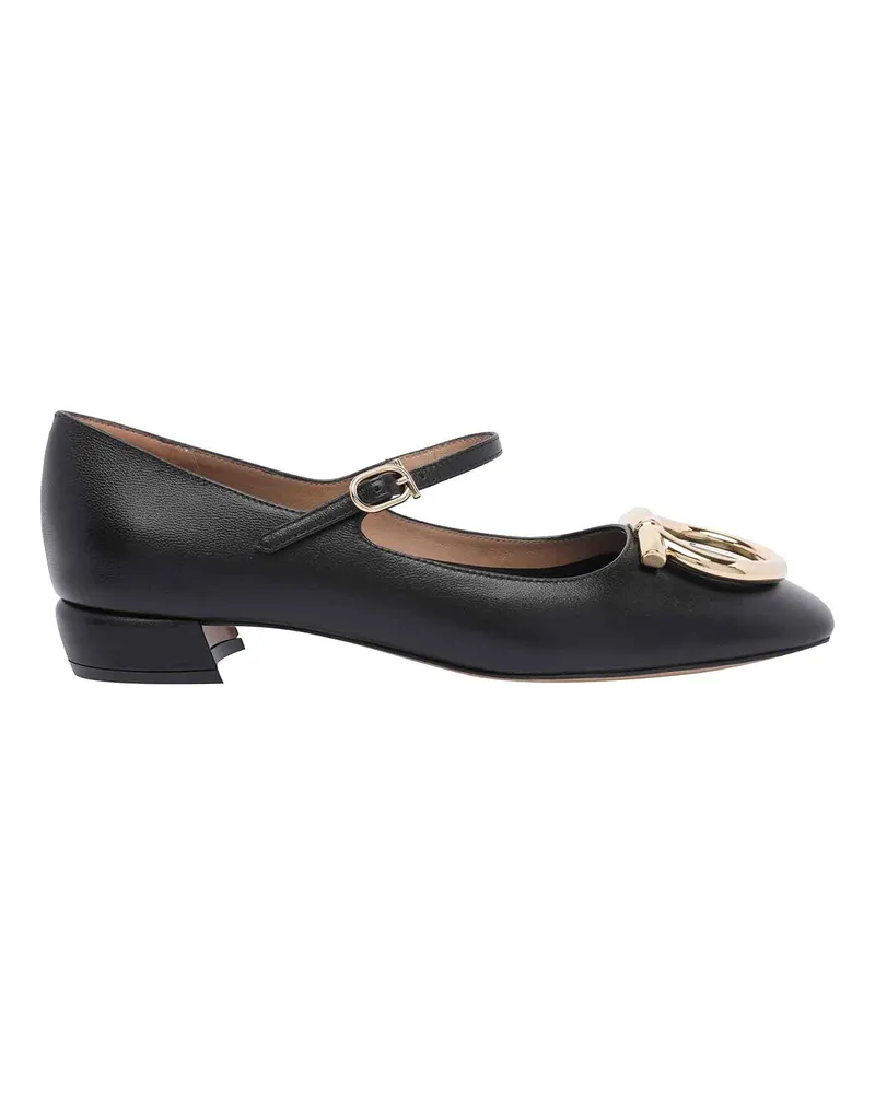 Ferragamo Ballerinas - Schwarz Schwarz