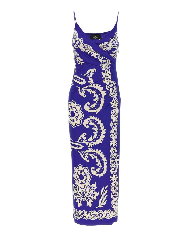 Etro Knielanges Kleid - Blau Blau