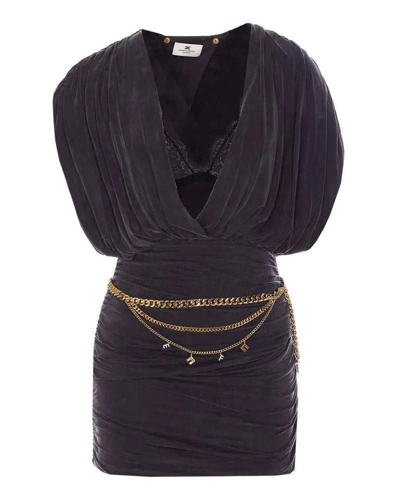 Elisabetta Franchi Kurzes Kleid - Blau Blau