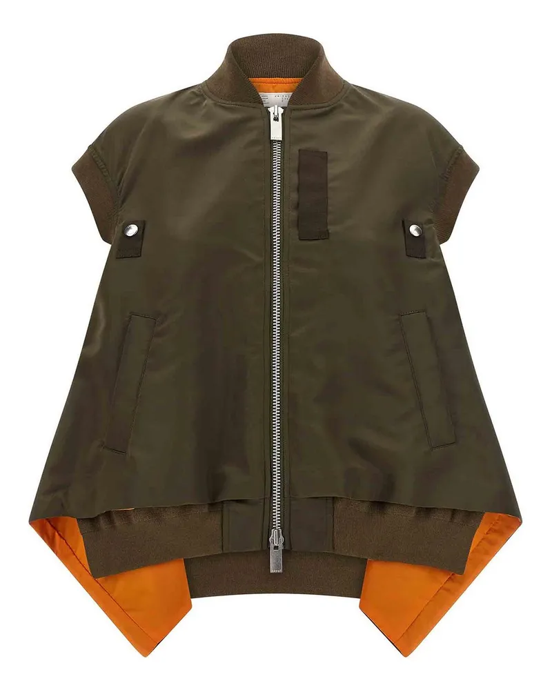 Sacai Weste - Grün Grün