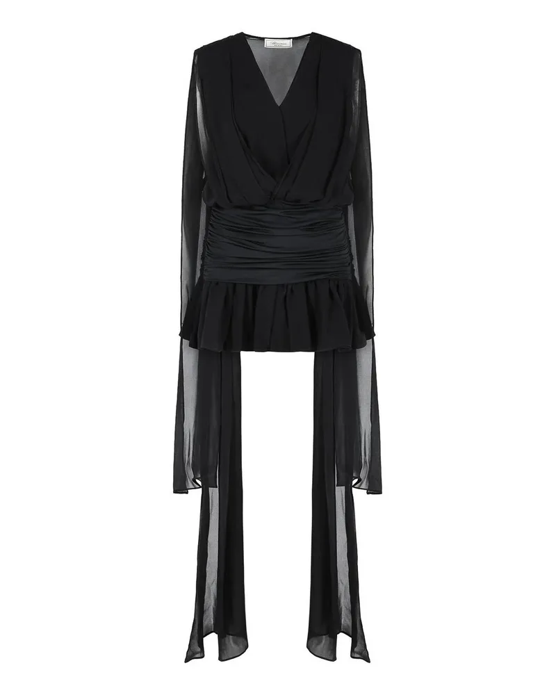 Blumarine Knielanges Kleid - Schwarz Schwarz