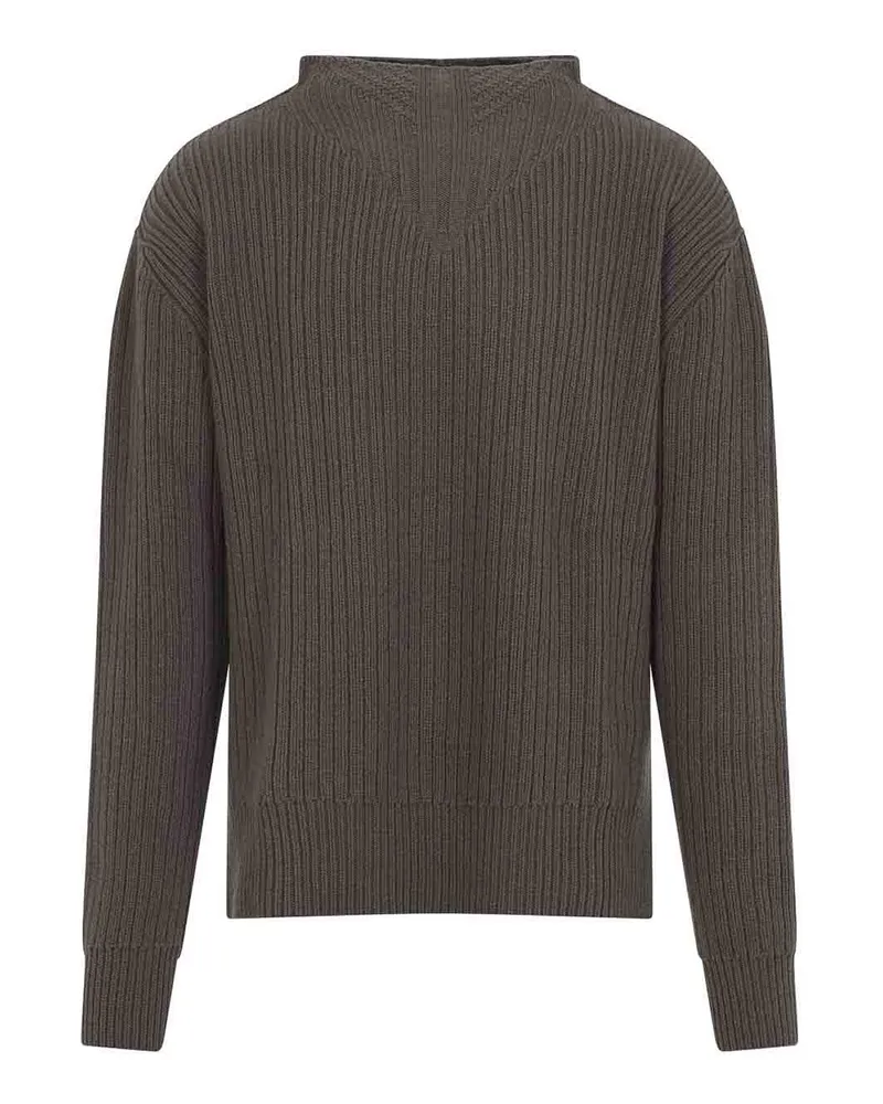 Rick Owens Rundhalspullover - Grau Grau