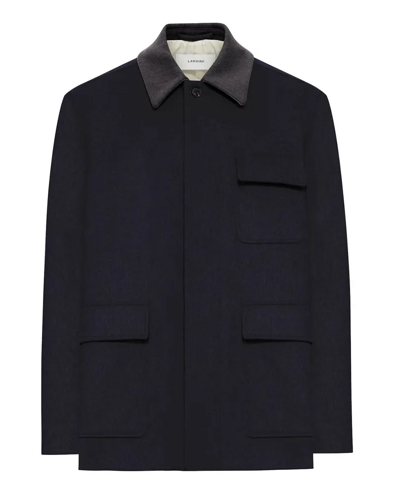 LARDINI Kurzer Mantel - Blau Blau