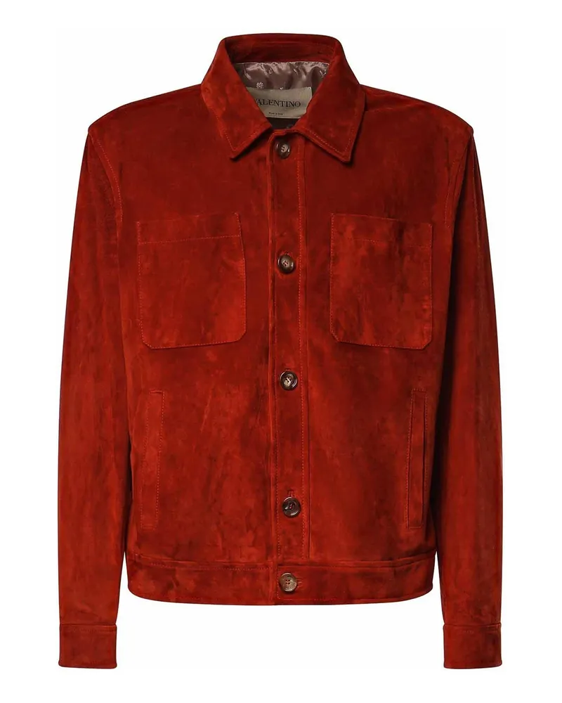 Valentino Garavani Lederjacke - Braun Braun