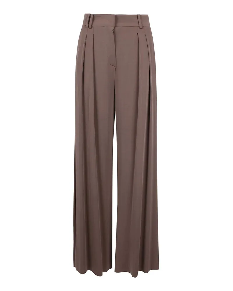 Max Mara Formale Hose - Braun Braun