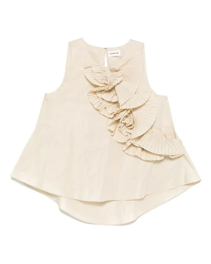 P.A.R.O.S.H. P. A.R. O H. Top - Beige Beige