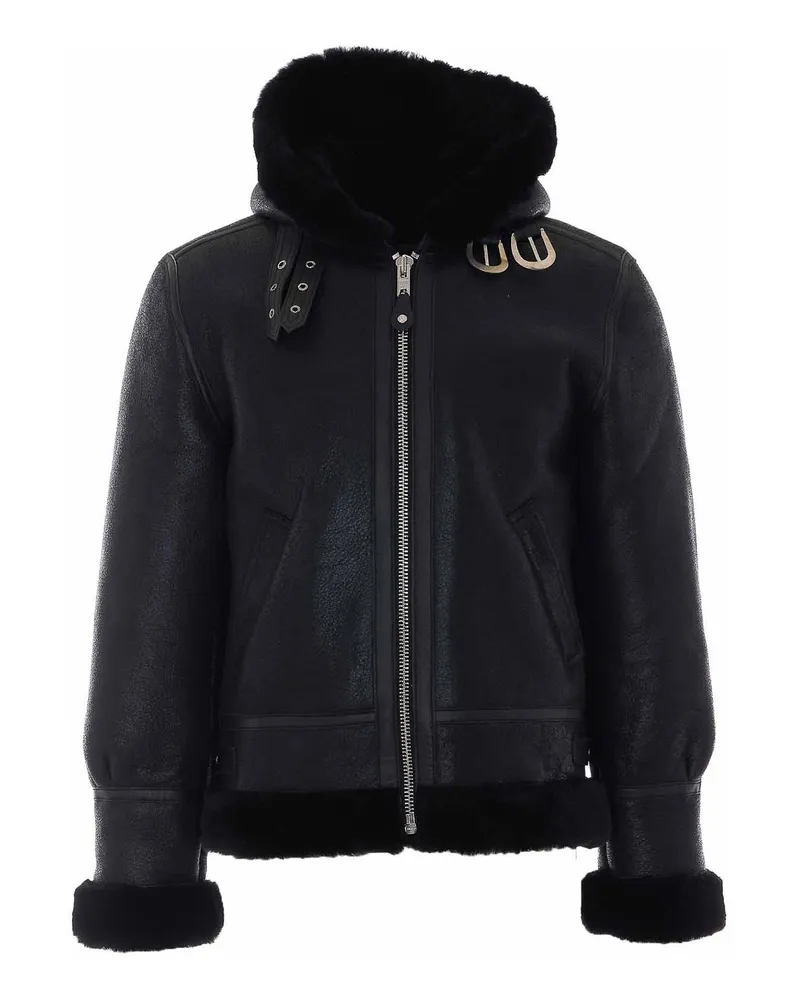 Schott N.Y.C Lederjacke - Schwarz Schwarz