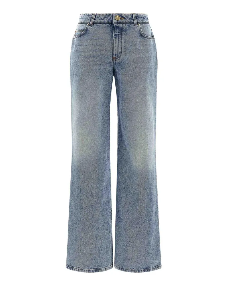 Balmain Bootcut Jeans - Hellblau Hellblau