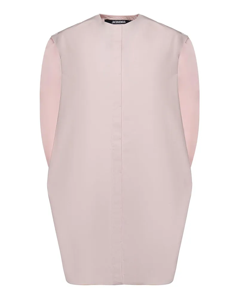 Jacquemus Knielanges Kleid - Hellrosa Hellrosa