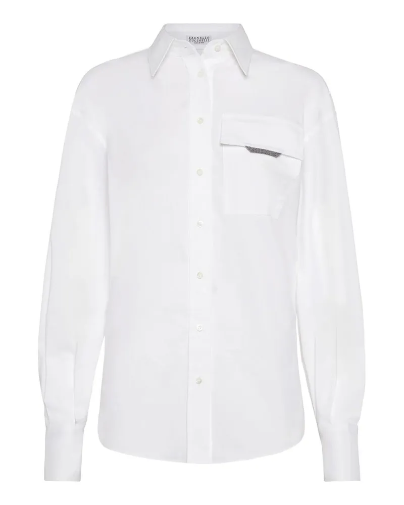 Brunello Cucinelli Hemd - Weiß Weiß