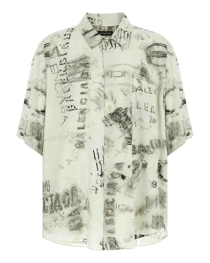 Balenciaga Hemd - Grau Grau