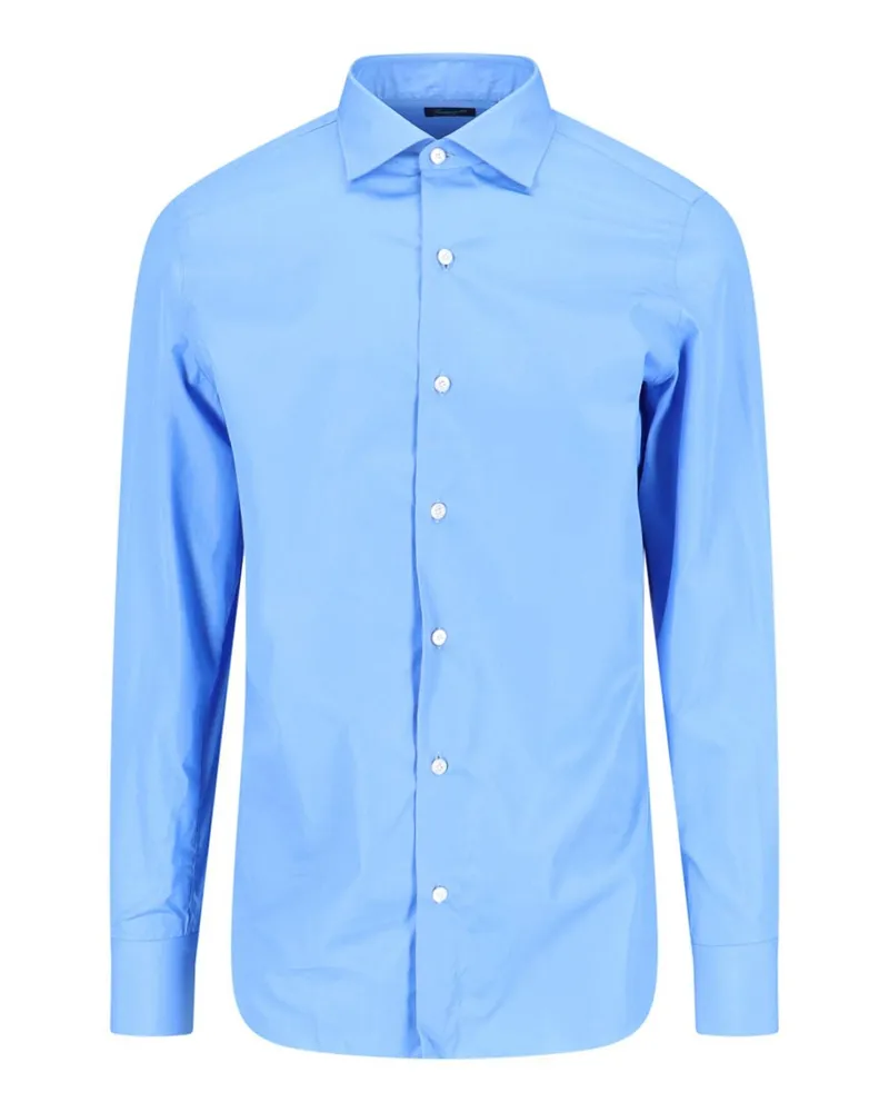 Finamore 1925 Hemd - Blau Blau