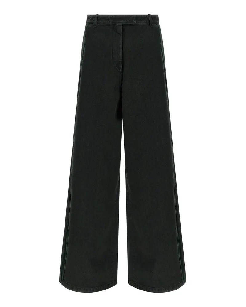 Dries van Noten Schlagjeans - Grün Grün