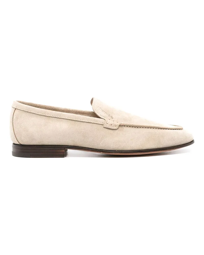 Church's Mokassins aus Veloursleder Dunkelbeige
