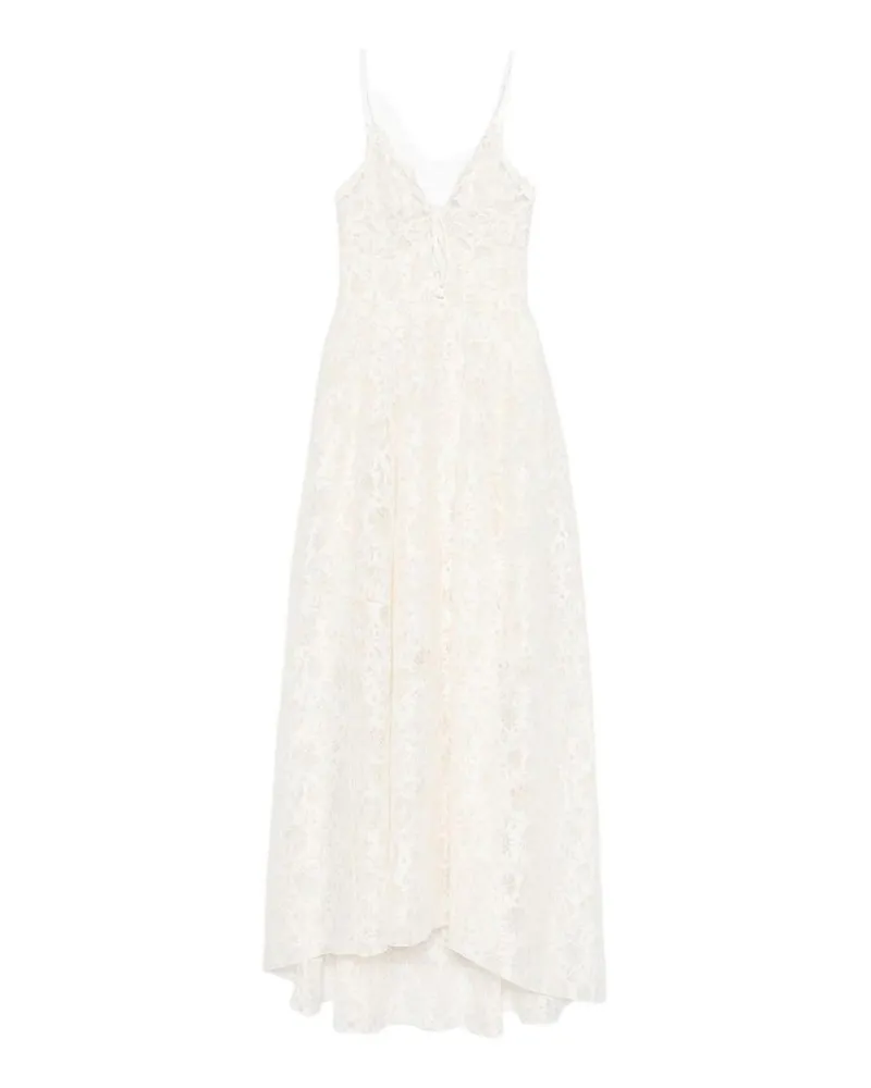 Ermanno Scervino Knielanges Kleid - Weiß Weiß