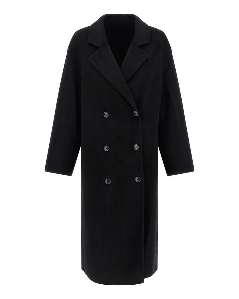 Loulou Studio Kurzer Mantel - Schwarz Schwarz