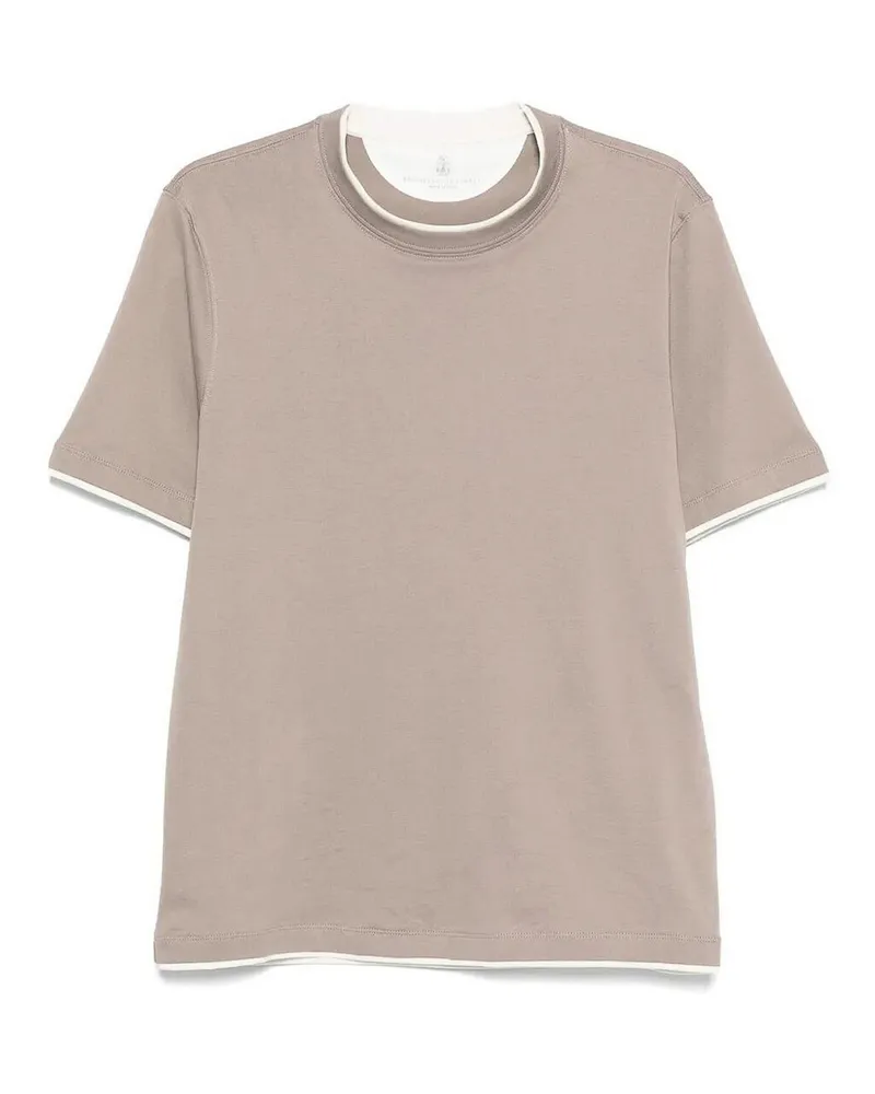 Brunello Cucinelli T-Shirt - Weiß Weiß