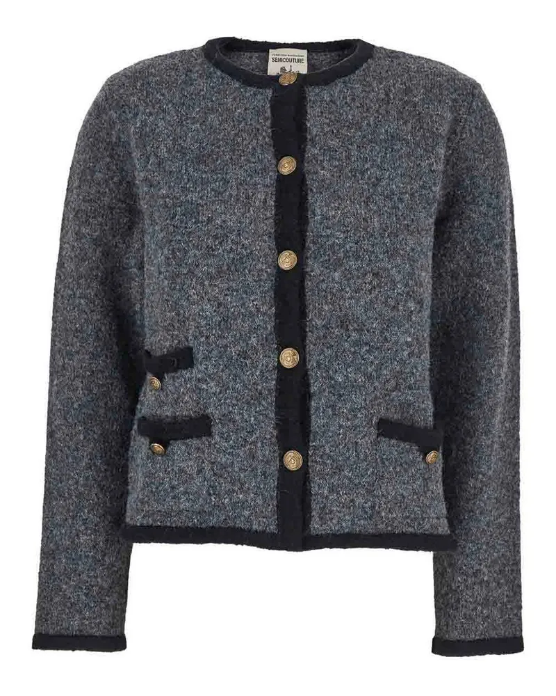 Semicouture Cardigan - Grau Grau
