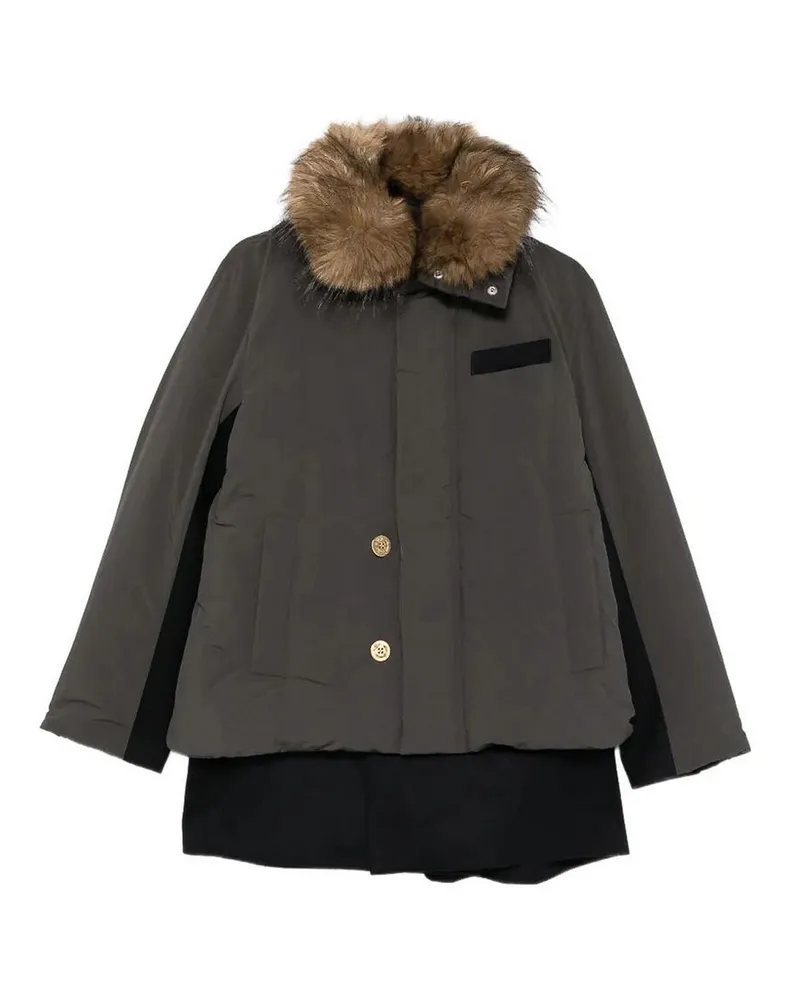 Sacai Daunenjacke - Dunkelblau Dunkelblau