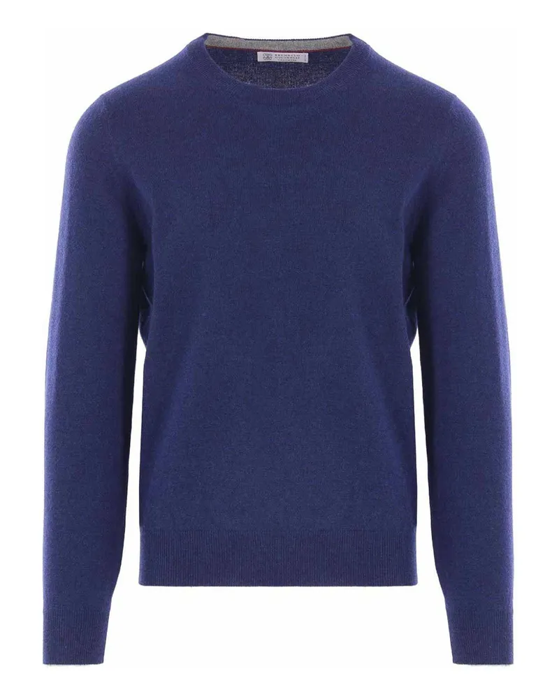 Brunello Cucinelli Rundhalspullover - Blau Blau