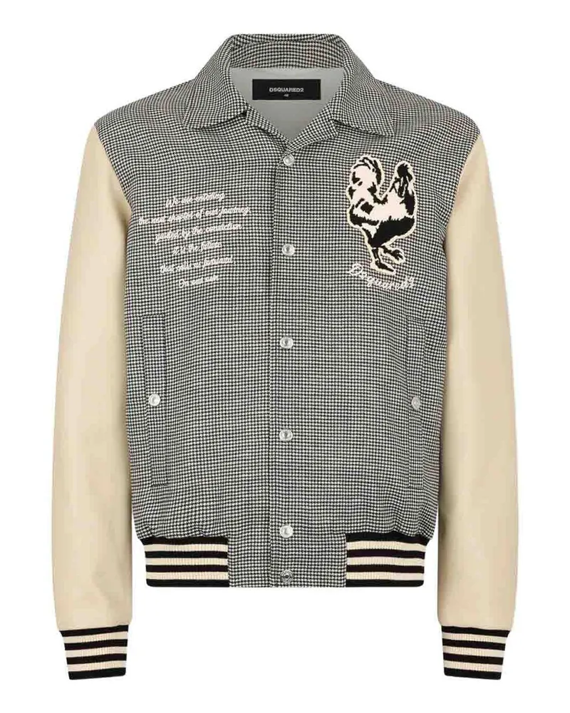 Dsquared2 Bomberjacke - Schwarz Schwarz