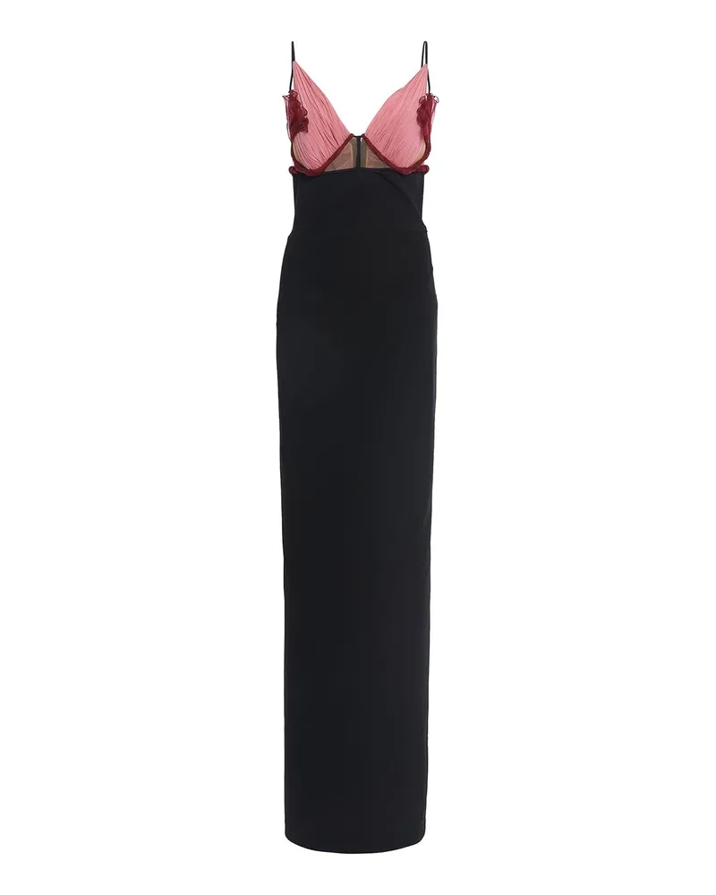 Nensi Dojaka Maxikleid - Schwarz Schwarz