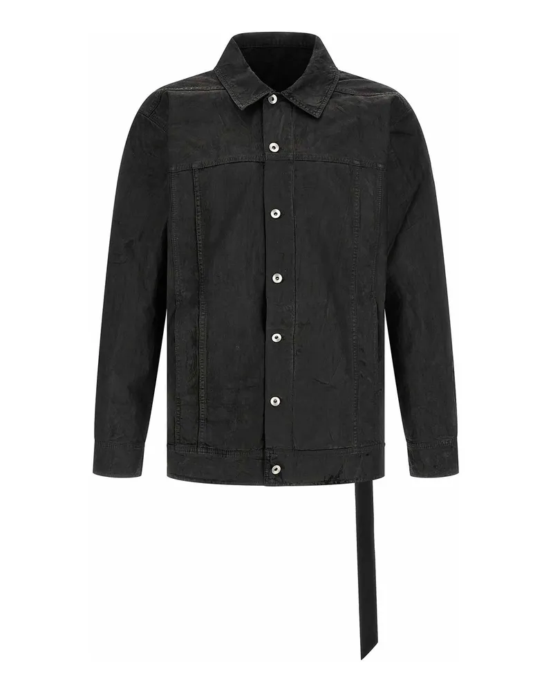 DRKSHDW by Rick Owens Hemd - Schwarz Schwarz