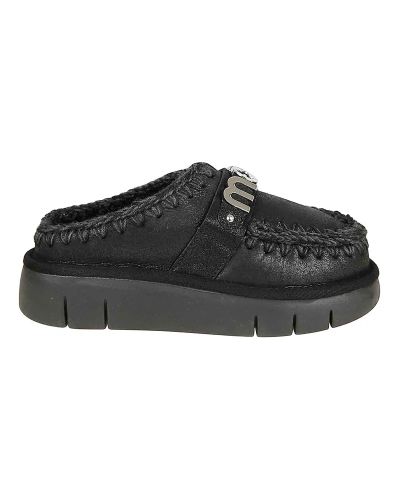 Mou Mules - Schwarz Schwarz